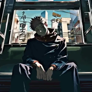 Yuji Itadori - Jujutsu Kaisen posters & art prints door HYN - Premium Poster - 50x70 Prix Promo