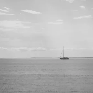 Zeilboot posters & art prints door Sofi Thorsson - Premium Poster - 50x70 Satisfait Ou Remboursé