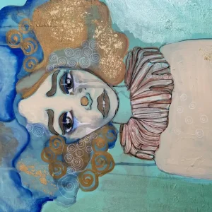 Acheter Direct Clown posters & art prints door Minna Rönn Törnqvist - Premium Poster - 50x70