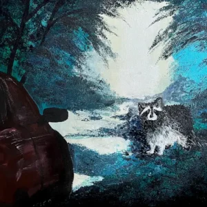 Achat Immédiat Beste in koplampen posters & art prints door Bobbe Nordfeldt - Premium Poster - 50x70