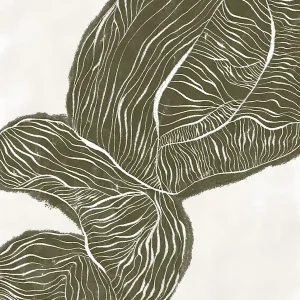 Abstracte Olijf posters & art prints door Ateljé Anagram - Premium Poster - 50x70 Retour Gratuit