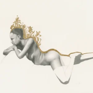 A Nude woman Figure posters & art prints door Lourens Joubert - Premium Poster - 50x70 Solde