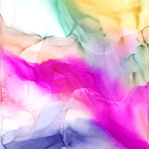 Achat Immédiat Over the Rainbow posters & art prints door Julie Bill - Premium Poster - 50x70