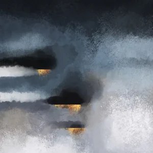 Wolkbreuk #2229696 posters & art prints door Elisabeth Fredriksson - Premium Poster - 50x70 Meilleure Vente