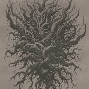 Wortels nr. 1 posters & art prints door Nordlys Atelier - Premium Poster - 50x70 Dernier Modèle