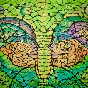 "Tweelingvlam/Spirituele Liefde" posters & art prints door Lari Sagre - Premium Poster - 50x70 Vente Flash