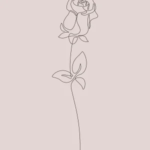 Achat Immédiat Bloeiende Roos in blos posters & art prints door Madara Henina - Premium Poster - 50x70