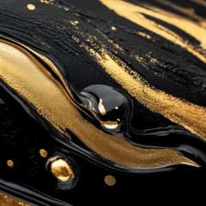 Abstracte Alchemie - Gouden Glans II posters & art prints door Philippe HUGONNARD - Premium Poster - 50x70 Offre Du Jour