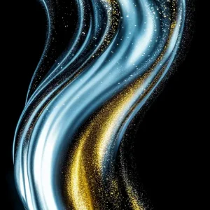 Acheter Direct Abstracte Alchemie - Stardust III posters & art prints door Philippe HUGONNARD - Premium Poster - 50x70