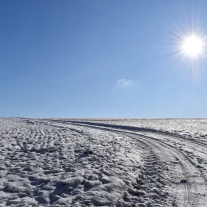 Zon en sneeuw posters & art prints door Frozen Rose - Premium Poster - 50x70 Commande En Gros