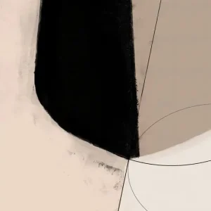 Abstracte Harmonie: Een Moderne Minimalistische Compositie posters & art prints door Nilesh Kulkarni - Premium Poster - 50x70 Offre Spéciale