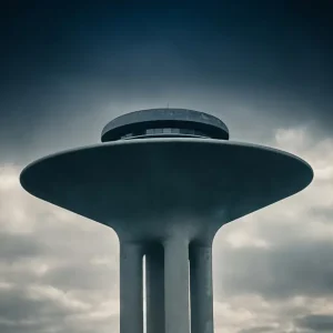 Acheter Direct De watertoren van Hyllie posters & art prints door Ludvig Karlsson Photography - Premium Poster - 50x70