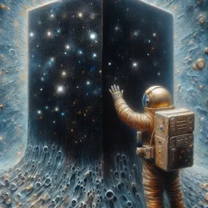 2001 Ruimte Odyssee FanArt posters & art prints door Juan Fernandez Muniz - Premium Poster - 50x70 Meilleur Choix