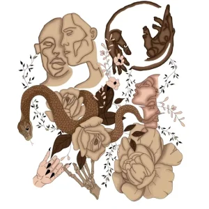 Wortels. posters & art prints door E. Grenmarker - Premium Poster - 50x70 Meilleure Vente