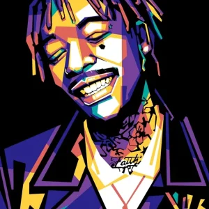 Wiz Khalifa WPAP posters & art prints door Moch. Dika As Sujud - Premium Poster - 50x70 Certifié