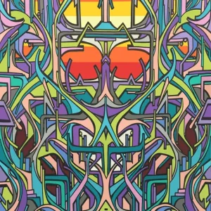 Abstracte graffiti posters & art prints door Fabio Does1 - Premium Poster - 50x70 Meilleur Prix