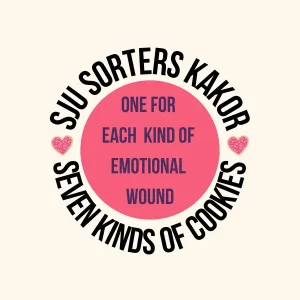 Zeven soorten koekjes voor elke emotionele wond posters & art prints door Sara Johansson - Premium Poster - 50x70 Marque