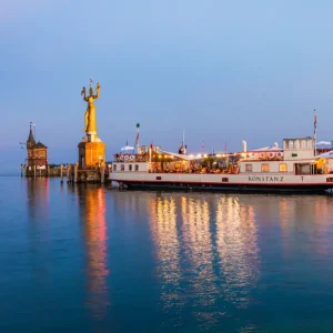 Achat Immédiat Imperia aan de haven van Konstanz posters & art prints door Dieterich Fotografie - Premium Poster - 50x70