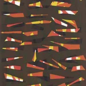 Abstracte compositie in warme tonen posters & art prints door Susan Smereka - Premium Poster - 50x70 Bon Marché