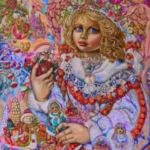 Yumi Sugai. Julleksaksängel. posters & art prints door Yumi Sugai - Premium Poster - 50x70 Meilleur Prix