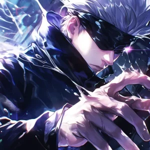 Acheter Direct Gojo Satoru Limitless Power posters & art prints door Faissal Thomas - Premium Poster - 50x70