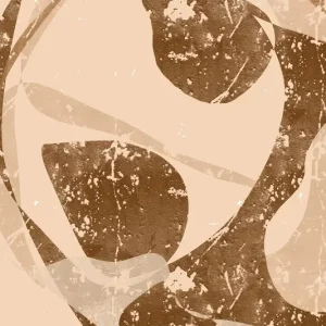 Abstracte aardtonen: Een moderne minimalistische compositie posters & art prints door Yuli Saputra - Premium Poster - 50x70 Prix Promo