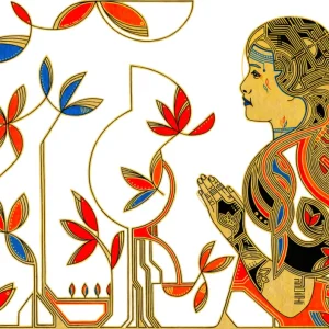 Acheter Direct Fluisteringen van de Natuur: Een fusie van technologie en Sereniteit posters & art prints door Iona Gilburt - Premium Poster - 50x70