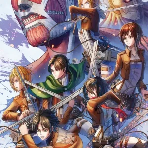 Aanval op Titan Team posters & art prints door Nice Vibes - Premium Poster - 50x70 Livraison Gratuite