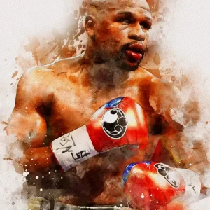 Acheter Direct Floyd Mayweather posters & art prints door Tulip - Premium Poster - 50x70