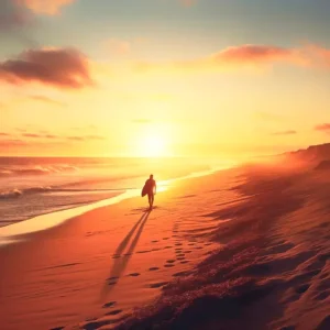 Achat Immédiat Californië Sunset Beach posters & art prints door Philippe HUGONNARD - Premium Poster - 50x70