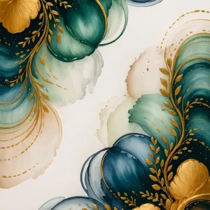 Acheter Direct De frisheid van de natuur in de luxe van goud posters & art prints door Gagat Tri Handoko - Premium Poster - 50x70