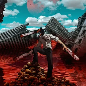 Acheter Direct Denji Kettingzaag Man posters & art prints door saufa haqqi - Premium Poster - 50x70