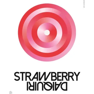 Aardbei Daiquiri - EL Drink posters & art prints door Embla Lundqvist - Premium Poster - 50x70 Marque