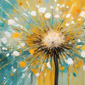 Zon Paardebloem posters & art prints door Rimma Savina - Premium Poster - 50x70 Livraison Gratuite