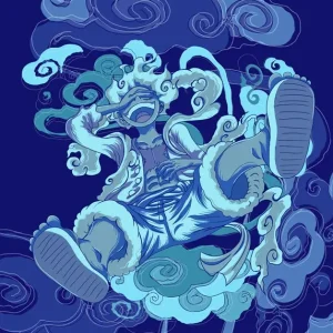 Aap D luffy posters & art prints door Muhamad Suryanto - Premium Poster - 50x70 Vente Flash