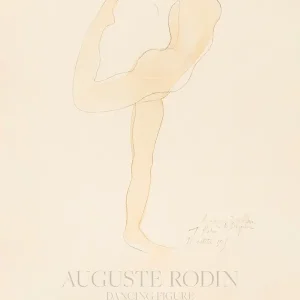 Acheter Direct Dansende figuur (1905) posters & art prints door Auguste Rodin - Premium Poster - 50x70
