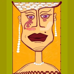 Zware kralen posters & art prints door Emilia Vähäsarja - Premium Poster - 50x70 Marque