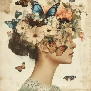 Zieltuin – Stille Metamorfose posters & art prints door Jonas Winge - Premium Poster - 50x70 Populaire