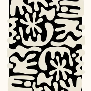 ZEBRA GLOEIT posters & art prints door RS LAB STUDIO - Premium Poster - 50x70 Prix Bas