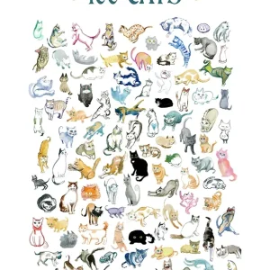 100 Katten posters & art prints door Katja V - Premium Poster - 50x70 Must-Have