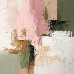 Abstracte Sereniteit: Een Modern Palet van Zachte Tinten posters & art prints door Studio BB - Premium Poster - 50x70 Nouvel Arrivage