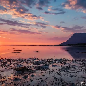 Zonsondergang posters & art prints door Torunn Skotnes - Premium Poster - 50x70 Pas Cher