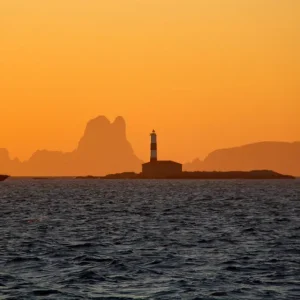 Zonsondergang op Ibiza posters & art prints door Anders Skogman - Premium Poster - 50x70 Acheter En Ligne