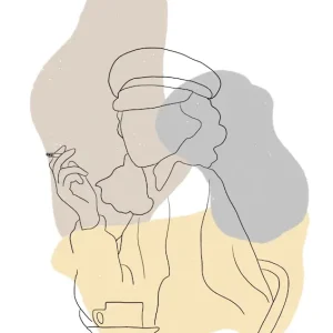 Achat Immédiat Selene posters & art prints door Emelie Strand - Premium Poster - 50x70