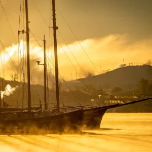 Winterochtend in Stockholm posters & art prints door Johan Bernes - Premium Poster - 50x70 Prix Promo