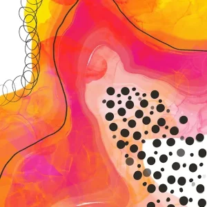 Abstracte en zachte rondingen posters & art prints door Myriam Zündorf - Premium Poster - 50x70 Seulement Aujourd’hui