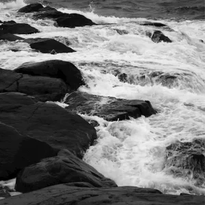 Zwarte Zee posters & art prints door Magnus Hörberg - Premium Poster - 50x70 Prix Réduit