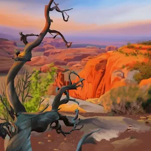 Woestijn posters & art prints door Stephanie Wolf - Premium Poster - 50x70 Prix Promo