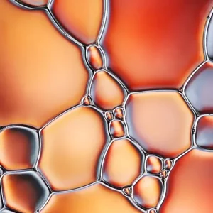 Abstract Oranje posters & art prints door NEOWANDO Fine Art Fotografie - Premium Poster - 50x70 Nouvelle Collection