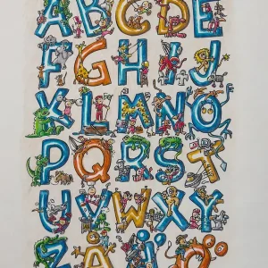 Abzebras 8 posters & art prints door Jens Larsson - Premium Poster - 50x70 Promotion Saisonnière